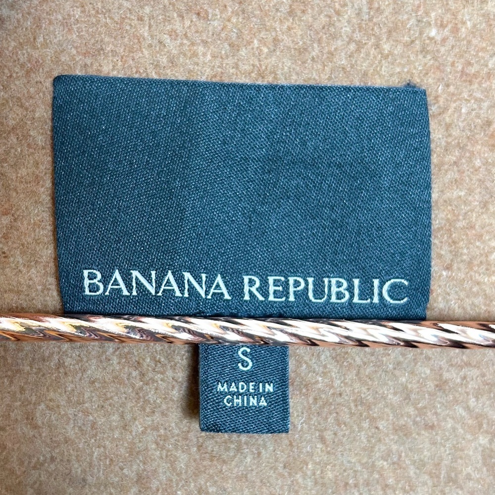 Banana Republic Double Face Mid Length Top Coat Wool Blend - Picture 5 of 9